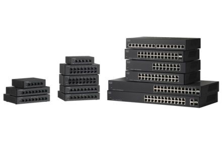 Cisco Switch Gigabit  Gigabit, 10/100/1000Mbit/s, 16 porte, Desktop, Montaggio rack , Sì, SG110-16HP-EU