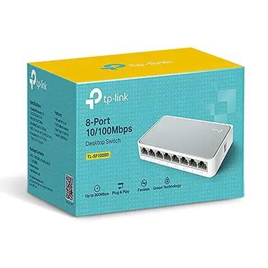 TP-LINK TL-SF1008D Switch Desktop 8 Porte Rj45 10/100 Mbps, Plug & Play