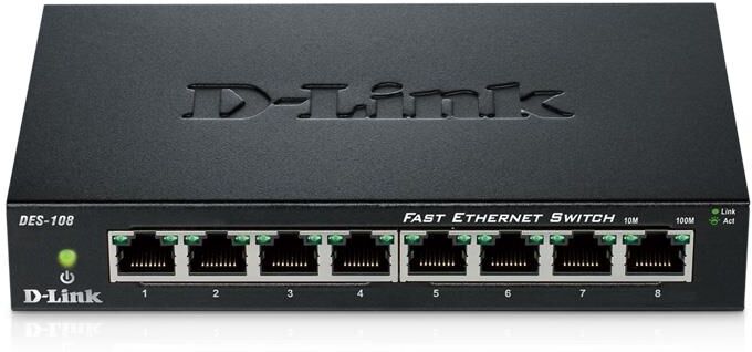 d-link 8-port fast ethernet unmanaged desktop switch