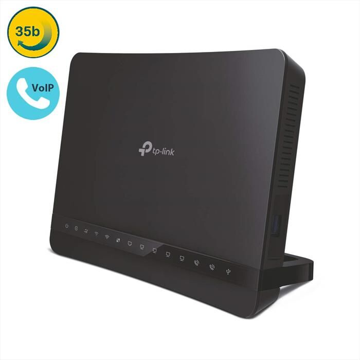 TP-Link Vr1210v Vdsl2 Modem Router 35b Voip Wifi Ac1200