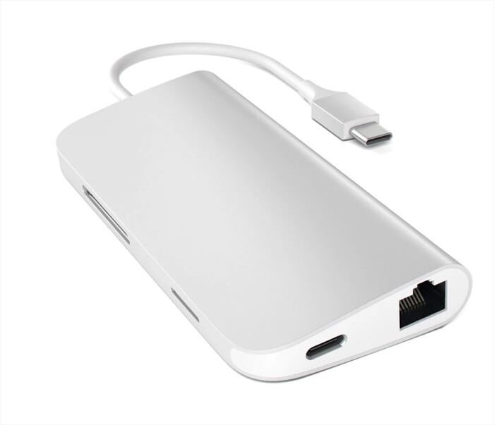 SATECHI Adattatore Usb-c Multi-porta 4k Ethernet-silver