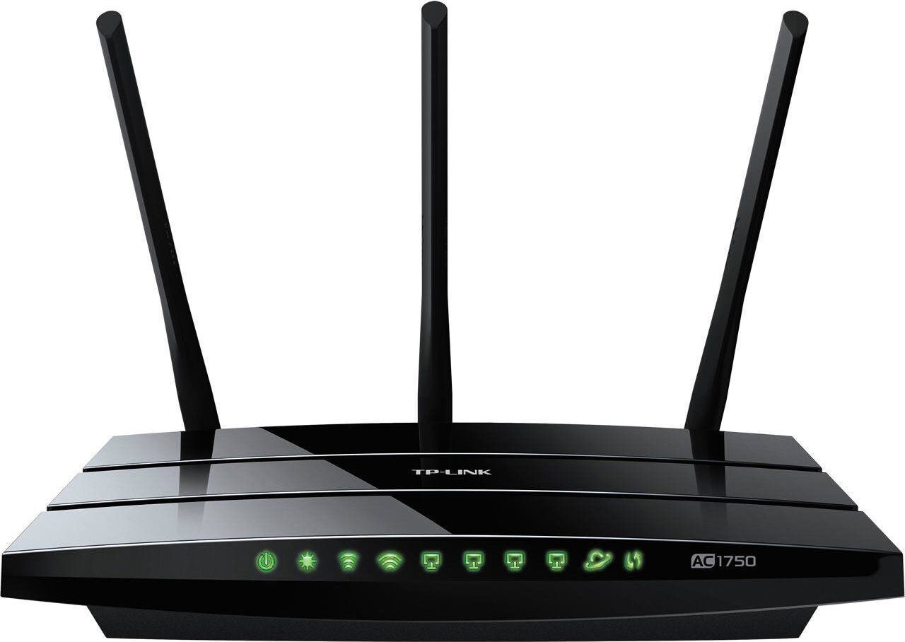 TP-Link Ac1750 Modem Router Wireless Dual Band 4 Porte Lan 10/100/1000 Mbit/s - Archer C7 Ac1750