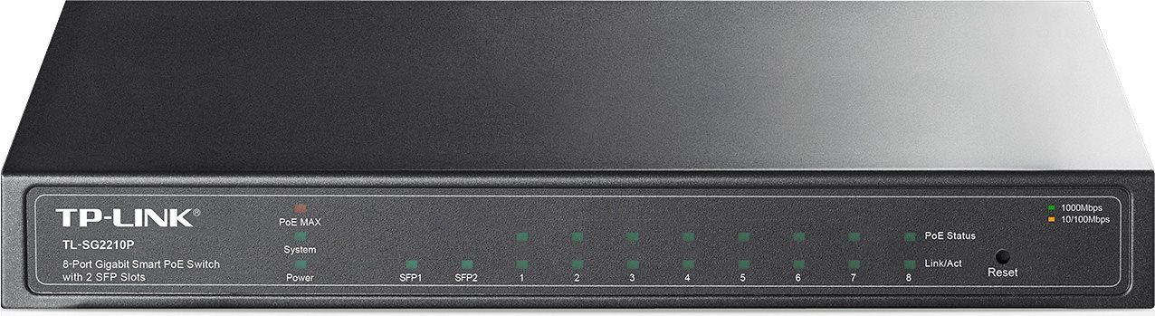 tp-link tl-sg2210p switch 8 porte gigabit ethernet 10/100/1000 supporto poe - tl-sg1016de