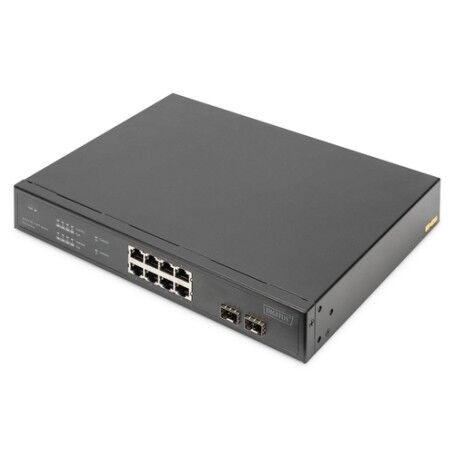 Digitus DN-95341-1 switch di rete Non gestito Gigabit Ethernet (10/100/1000) Supporto Power over Ethernet (PoE) 1U  (DN-95341-1)