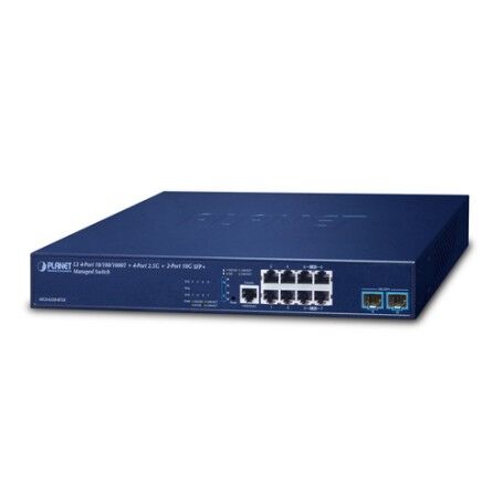 PLANET L3 4-Port 10/100/1000T + Gestito Gigabit Ethernet (10/100/1000) 1U (MGS-6320-8T2X)