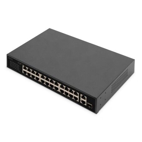 Digitus DN-95356 switch di rete Gigabit Ethernet (10/100/1000) Supporto Power over Ethernet (PoE) 1U Nero (DN-95356)