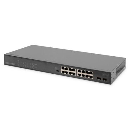 Digitus DN-95347-1 switch di rete Gigabit Ethernet (10/100/1000) 1U Grigio (DN-95347-1)
