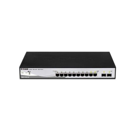 D-Link DGS-1210-10 switch di rete Gestito L2 Gigabit Ethernet (10/100/1000) 1U Nero, Grigio (DGS-1210-10/E)