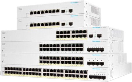 Cisco Systems CBS220-8FP-E-2G-EU switch di rete Gestito L2 Gigabit Ethernet (10/100/1000) Supporto Power over Ether (CBS220-8FP-E-2G-EU)