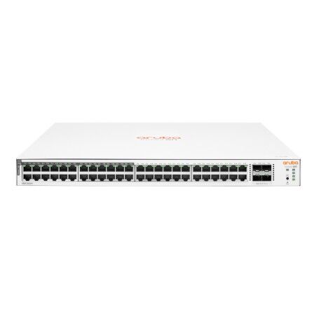 HP Enterprise Aruba Instant On 1830 48G 24p Class4 PoE 4SFP 370W Gestito L2 Gigabit Ethernet (10/100/1000) (JL815A)
