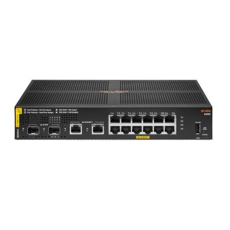 HP Aruba 6000 12G Class4 PoE 2G/2SFP 139W Gestito L3 Gigabit Ethernet (10/100/1000) Supporto Power over Ethernet (PoE) 1U (R8N89A)