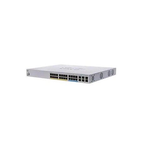 Cisco Systems CBS350 Gestito L3 Gigabit Ethernet (10/100/1000) Supporto Power over Ethernet (PoE) 1U Nero, Grigio (CBS350-24NGP-4X-EU)