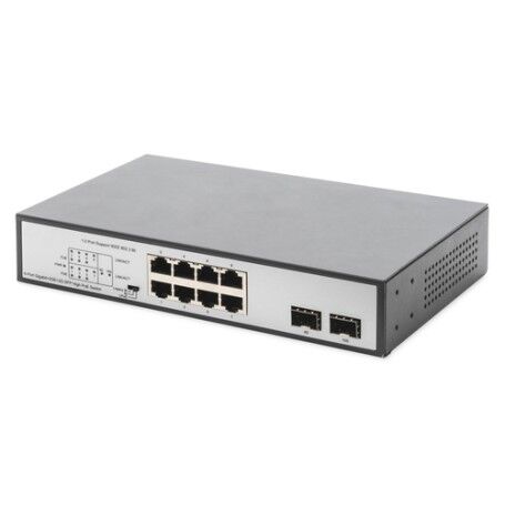 Digitus DN-95140 switch di rete Non gestito Gigabit Ethernet (10/100/1000) Supporto Power over Ethernet (PoE) Nero, A (DN-95140)