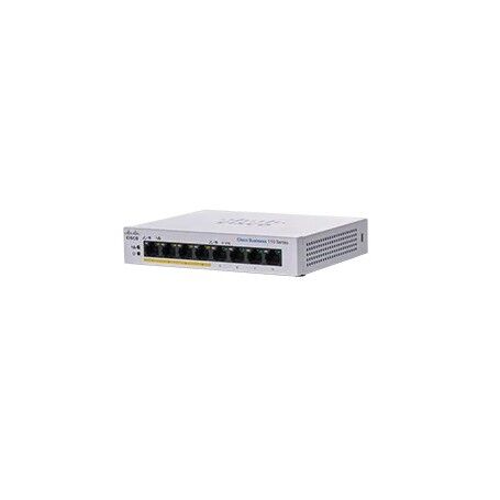 Cisco Systems CBS110-8PP-D Non gestito L2 Gigabit Ethernet (10/100/1000) Supporto Power over Ethernet (PoE) Grigio (CBS110-8PP-D-EU)