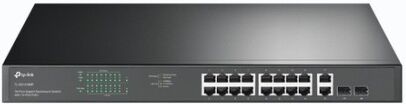 TP-Link TL-SG1218MP switch di rete Gigabit Ethernet (10/100/1000) Supporto Power over Ethernet (PoE) Nero (TL-SG1218MP)