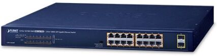 PLANET GSW-1820HP switch di rete Non gestito Gigabit Ethernet (10/100/1000) Supporto Power over Ethernet (PoE) 1U B (GSW-1820HP)