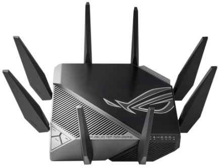 Asus GT-AXE11000 router wireless Gigabit Ethernet Tri-band (2,4 GHz/5 GHz/6 GHz) Nero (90IG06E0-MO1R00)