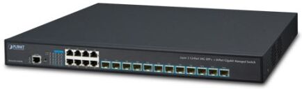 PLANET XGS-6350-12X8TR switch di rete Gestito L3 Gigabit Ethernet (10/100/1000) 1U Nero (XGS-6350-12X8TR)