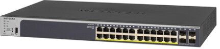 Netgear GS728TPP Gestito L2/L3/L4 Gigabit Ethernet (10/100/1000) Supporto Power over Ethernet (PoE) 1U Nero (GS728TPP-200EUS)