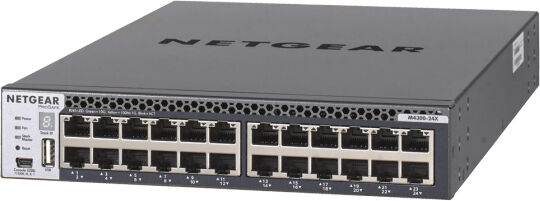 Netgear Switch di rete  M4300-24X Gestito L3 10G Ethernet (100/1000/10000) 1U Nero [XSM4324CS-100NES]