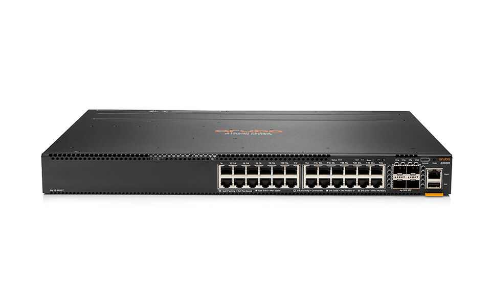 HP Switch di rete  CX 6300M L3 Gigabit Ethernet (10/100/1000) Nero [JL664A]