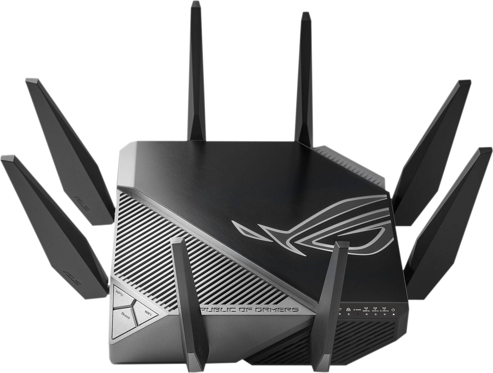 Asus GT-AXE11000 router wireless Gigabit Ethernet Tri-band (2,4 GHz/5 GHz/6 GHz) Nero [90IG06E0-MO1R00]