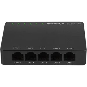 Lanberg Nettverkswitch 5-Porter 100/1000 Mbps V12