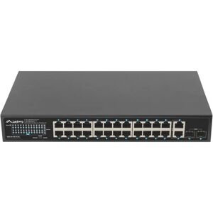 Lanberg Nettverkswitch 24-Portar, 1gb Poe+/2x Gb 2x Sfp Rack” Gigabit Ether