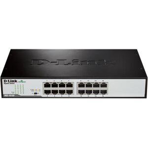 D-Link Dgs-1016d, 16-Port Gigabit Switch, Ikke-Styrt, Stasjonær