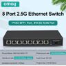 OMAY-Switch de rede Ethernet  8  9 portas RJ45  2 5 Gb  10Gigabit  Uplink  Plug and Play  Hub