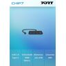 Port Designs Port Hub Usb-C 4 Ports Usb3.0