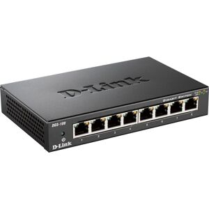 D-Link 8-port 10/100/1000 Gigabit Metal Housing Desktop Switch (DGS-108)