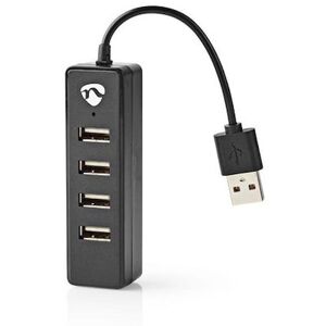 Hub NEDIS USB 4-port svart