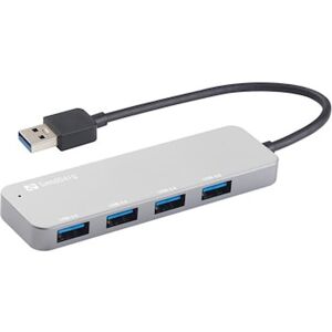 Sandberg USB 3.0 Hub 4 ports SAVER, Silver