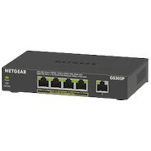 NETGEAR GS305Pv2 - Switch - ohanterad - 5 x 10/100/1000 (4 PoE)