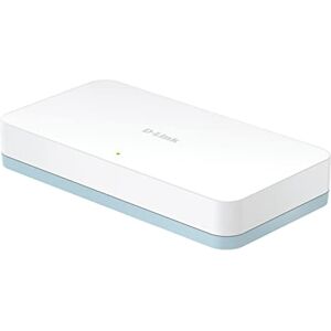 D-Link DGS-1008D 8-portars Omanagerad Gigabit Desktop Switch, upp till 2 000 Mbit/s per port, svart