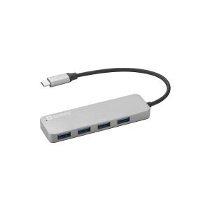 Diverse USB-C till USB 3.0 hub, 4 portar