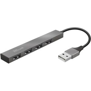 Trust Halyx Aluminium Mini 4-Port Usb-A 2.0 Hub