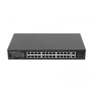 Lanberg Nätverksswitch 24-Portar, 1gb Poe+/2x Gb 2x Sfp Rack” Gigabit Ether