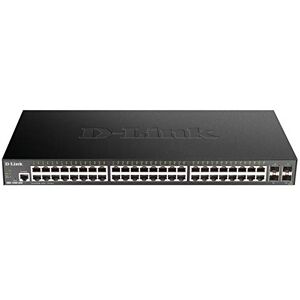 D-Link DGS-1250-52X - 52-Port Gigabit Smart Managed Switch With 10G Uplinks, 48 X 10/100/1000base-t, 4 X 10G SFP+ Ports, 176 Gbps Switching Capacity