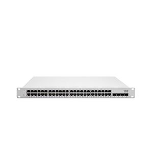 Cisco Systems Meraki MS250-48FP Ethernet Switch - 48 Network, 4 Uplink, 2 Stack - Manageable - Twisted Pair, Optical Fiber - Modular - 3 Layer Supported - 1U High - Rack-mountable, Desktop - Lifetime Limited Warranty STCK CLD-MNGD 48X GBE 740W POE SW