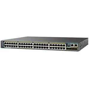 Cisco Systems WS-C2960S-48FPD-L Cisco Catalyst WS-C2960S-48FPD-L 2960S Series 10 Gbps 48 Ports Network Switch (Refurbished)