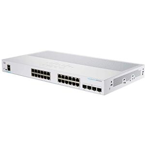 Cisco Systems Business CBS250-24T-4G Smart Switch 24 Port GE 4x1G SFP Limited Lifetime Protection (CBS250-24T-4G)