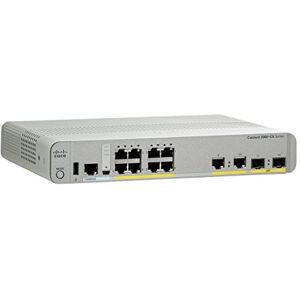 Cisco Systems Catalyst 2960CX-8TC-L Network Switch, 8 Gigabit Ethernet Ports, two 1 G SFP and two 1 G Copper Uplinks, Enhanced Limited (WS-C2960CX-8TC-L)