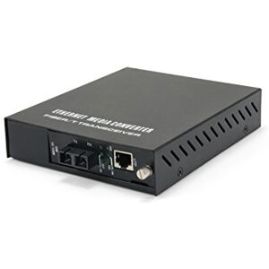 LevelOne FVM-1101 network media converter 100 Mbit/s 1310 nm Black, Black, Taglia unica, stars and stripes