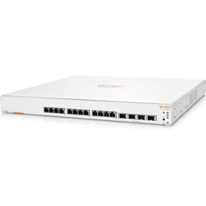 HPE Networking Instant On Switch Series 1960 12-Port 10Gb Aggregator Smart-managed Layer 2+ Ethernet Switch 12x 10GBase-T 4x SFP+ Stackable EU Cord (JL805A#ABB)