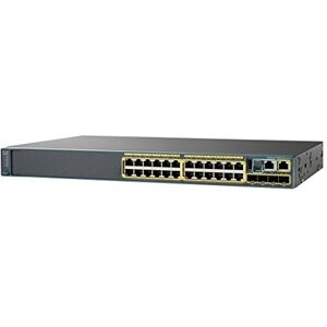 Cisco Systems WS-C2960X-24TS-L - Catalyst 2960X-24TS-L - Switch - Managed - 24 x 10/100/1000 + 4 x Gigabit SFP - desktop, rack-mountable (Refurbished)