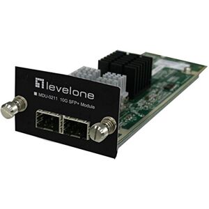 LevelOne MDU-0211 10 Gigabit Ethernet Network Switching Module (10 Gigabit Ethernet, SFP+, GTL-2881 GTL-2882 GTL-2891, 61mm, 168mm, 39mm)