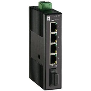 LevelOne IES-0510 4 FE Plus 1 MM SC Unmanaged Switch