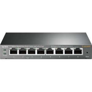 TP-LINK TL-SG108PE Managed Network Switch - 8 Port, Silver/Grey